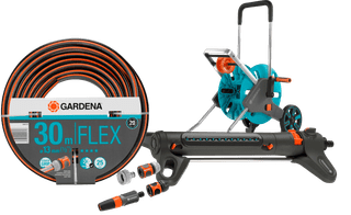 Gardena Comfort FLEX 30 m CleverRoll M Small Regnerset