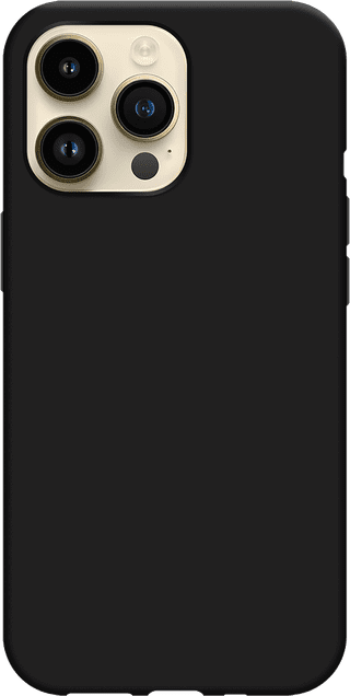 Just in Case Soft Design Apple iPhone 14 Pro Max Backcover Schwarz