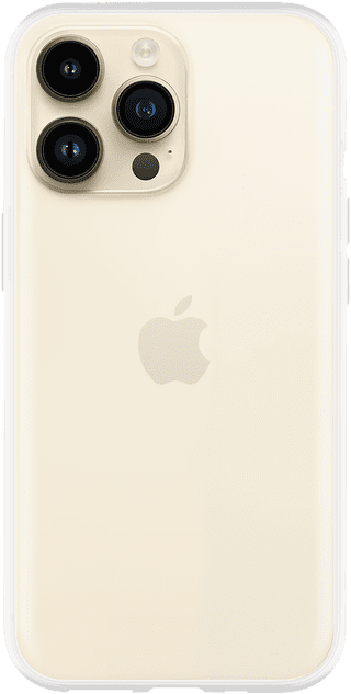 Just in Case Soft Design Apple iPhone 14 Pro Max Back Cover Transparent