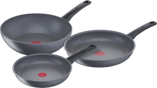 Tefal Healthy Chef Frying Pan Set 24cm + 28cm + Wok 28cm