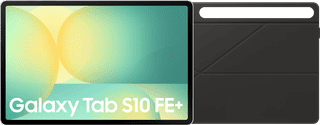 Samsung Galaxy Tab S10 FE Plus 13,1 Zoll 128 GB Wi-Fi Silber + Book Case Schwarz