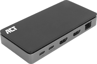ACT USB-C Dual 4K Monitor MST Docking Station