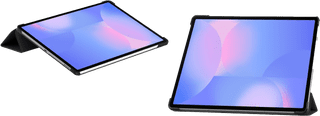 Samsung Galaxy Tab S10 FE Plus TriFold Book Case Schwarz