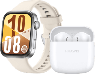 Huawei Watch Fit 4 Silver/White + Huawei FreeBuds SE 2 White