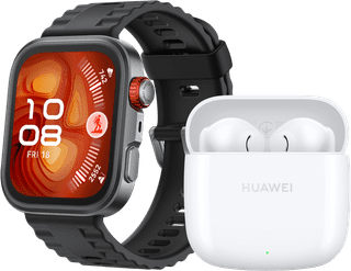 Huawei Watch Fit 4 Pro Black + Huawei FreeBuds SE 2 White