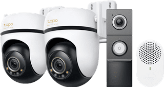 TP-Link Tapo C530WS Duo Pack + D235 Smart Battery and Wired Doorbell