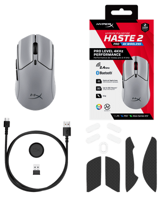HyperX Pulsefire Haste 2 Pro 4K Wireless Gaming-Maus