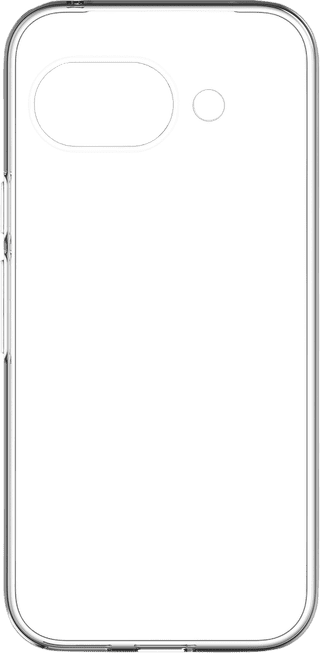 Just in Case Soft Design Google Pixel 9a Back Cover Transparent