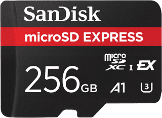 SanDisk microSD Express Card 256GB 650 MB/s