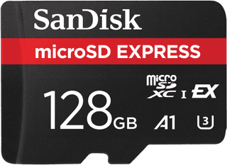 SanDisk microSD Express Card 128GB 480 MB/s