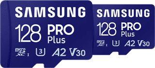Samsung microSDXC PRO Plus 128GB 130 MB/s Doppelpack