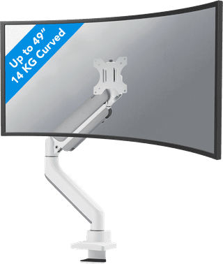Neomounts NEXT Core DS70PLUS-450WH1 for 17 to 49-inch Screens Monitor arm White