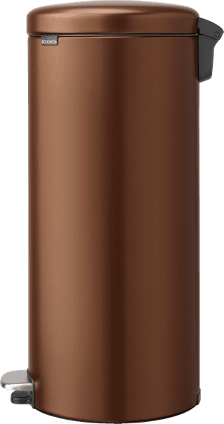Brabantia NewIcon Treteimer 30 Liter Warm Bronze