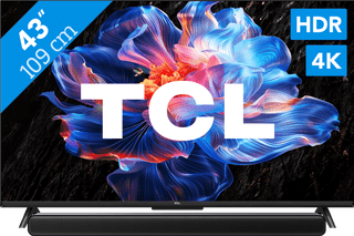 TCL 43 inches LED P61K 4K (2025) + TCL S45H 2.0 Soundbar