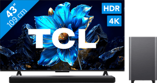 TCL 43 Zoll QLED P71K 4K (2025) + TCL S55H 2.1 Soundbar