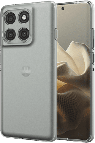 Just in Case Soft Design Motorola Edge 60 Pro Back Cover Transparent