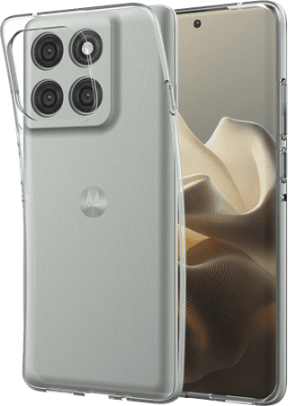 Just in Case Soft Design Motorola Edge 60 Pro Back Cover Transparent