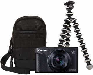 Canon PowerShot SX740HS Lite Travel Kit Black