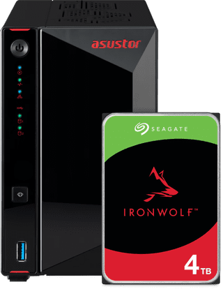 ASUSTOR AS5402T + Seagate Ironwolf 4TB