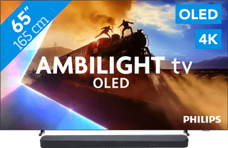 Philips Ambilight 65 inches OLED760 4K (2025) + JBL Bar 300 M2 Black