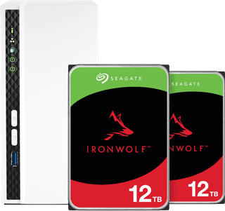QNAP TS-233 + Seagate Ironwolf 12 TB Doppelpack