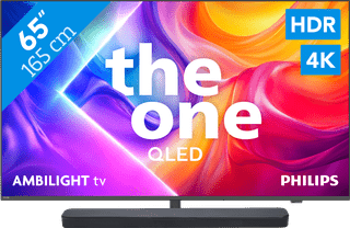 Philips Ambilight 65 Zoll PUS9000 QLED 4K (2025) + JBL Bar 300 M2 Schwarz