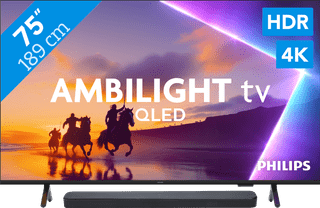 Philips Ambilight 75 inches PUS8500 QLED 4K (2025) + JBL Soundbar 300 M2 Black
