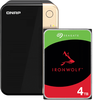 QNAP TS-264-8G + Seagate IronWolf 4TB