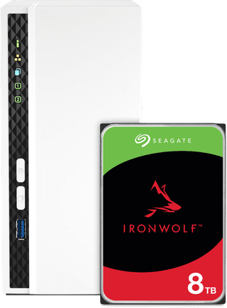 QNAP TS-133 + Seagate Ironwolf 8TB