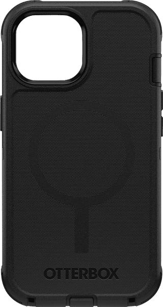 OtterBox Defender Apple iPhone 13, 14, and 15 Back Cover with Magnet Black