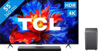 TCL 55 inches QLED P81K 4K (2025) + TCL S55H 2.1 Soundbar