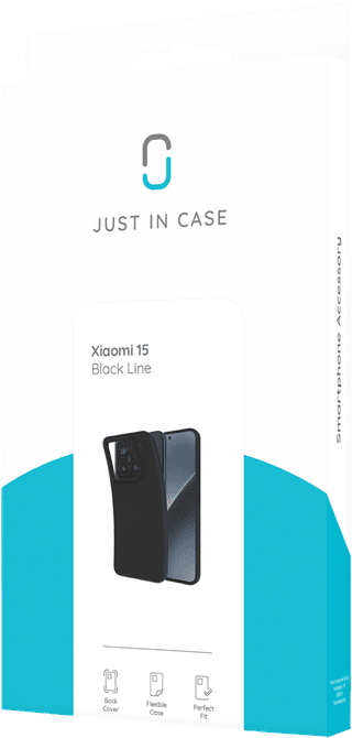 Just in Case Soft Design Xiaomi 15 Back Cover Black