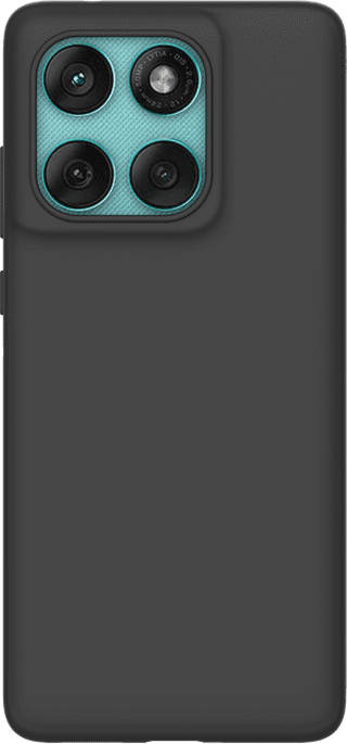 Just in Case Soft Design Motorola Edge 60 Fusion Back Cover Black