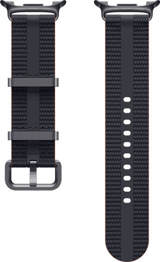 Samsung Galaxy Watch8 Series Athleisure Armband Dunkelgrau S/M