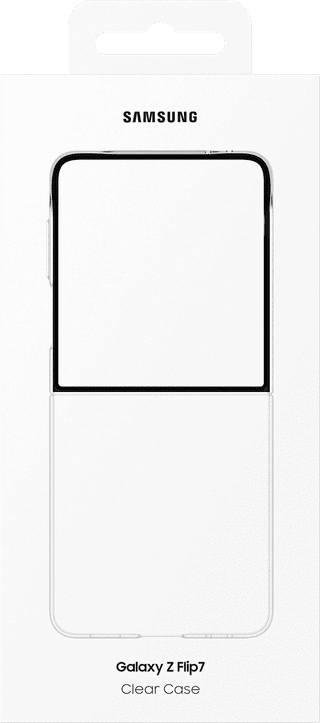 Samsung Galaxy Z Flip 7 Backcover Transparent