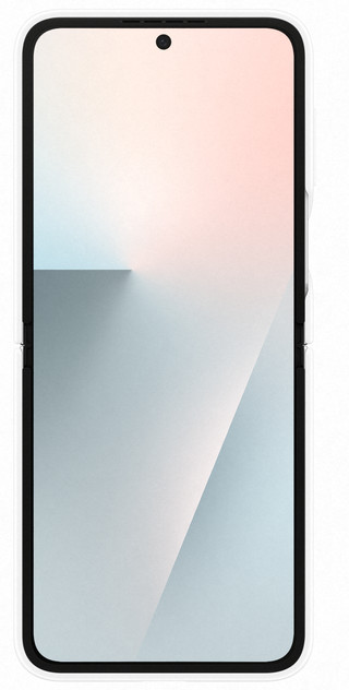 Samsung Galaxy Z Flip 7 FE Backcover aus Silikon Weiß