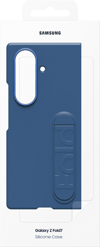 Samsung Galaxy Z Fold 7 Backcover aus Silikon Blau