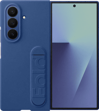 Samsung Galaxy Z Fold 7 Backcover aus Silikon Blau