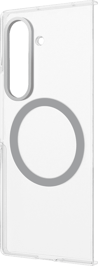 Samsung Galaxy Z Fold 7 Back Cover with Magnet Transparent