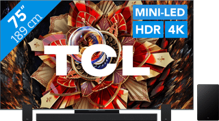 TCL 75 inches QD Mini-led C9K 4K (2025) + TCL Q85H PRO