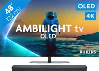 Philips Ambilight 48 inches OLED810 4K (2025) + JBL Bar 300 M2 Black