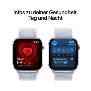 Apple Watch Series 10 4G 46 mm Silber Sport Loop