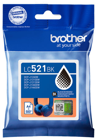 Brother LC-521 Patrone Schwarz