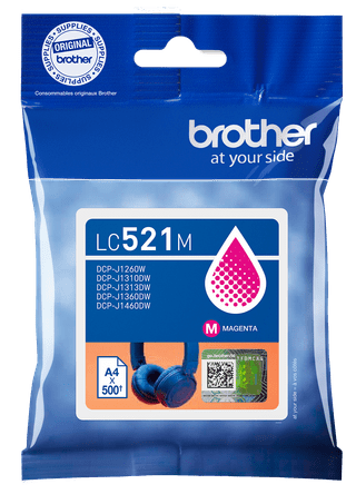 Brother LC-521 Cartridge Magenta