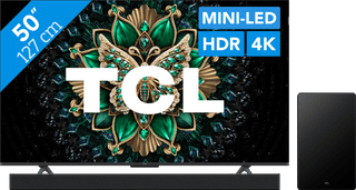 TCL 50 inches QD Mini-LED C61K (2025) + TCL Q65H