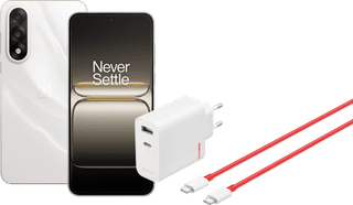 OnePlus Nord 5 256GB White 5G + OnePlus SuperVOOC Charger 80W with 2 Ports + USB-C Cable