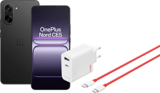OnePlus Nord CE 5 128GB Black 5G + OnePlus SuperVOOC Charger 80W 2 Ports + USB-C Cable