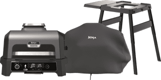 Ninja Woodfire Electric BBQ Grill and Smoker OG850EU Starter Pack