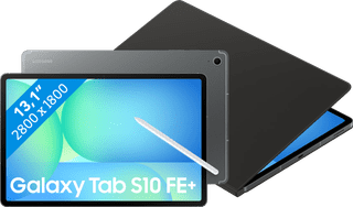 Samsung Galaxy Tab S10 FE Plus 13,1 Zoll 128GB Wi-Fi und 5G Grau + Book Case Schwarz