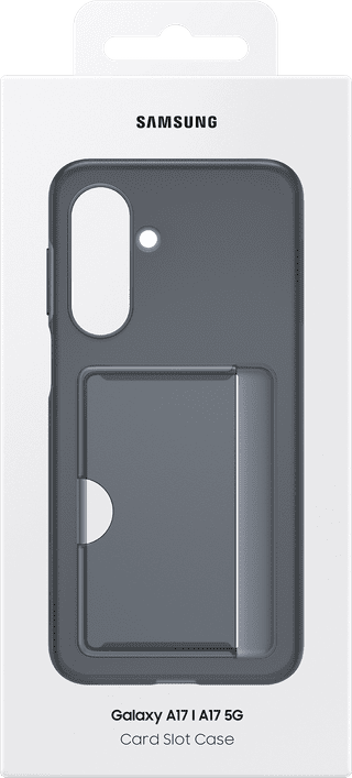 Samsung Galaxy A17 Card Slot Backcover Schwarz